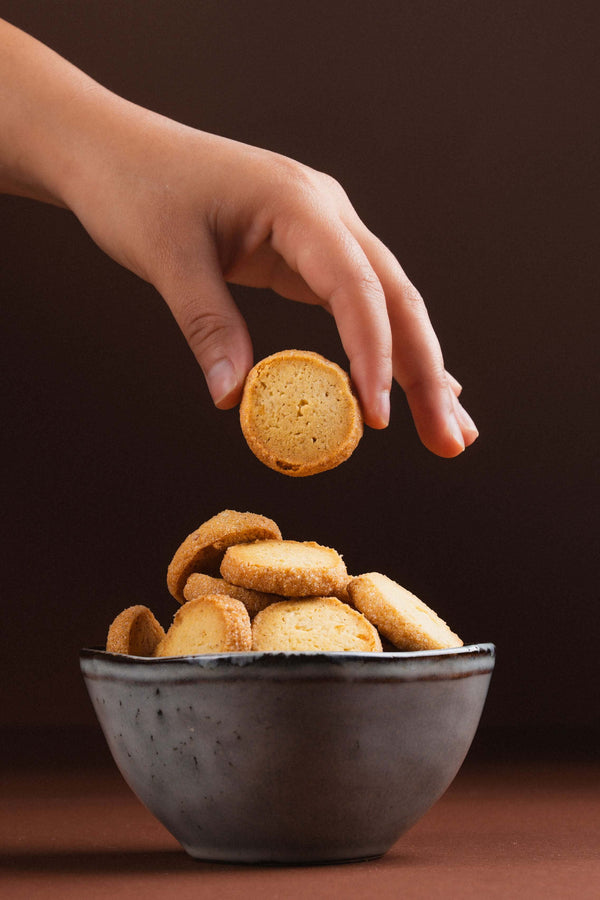 Sablé citron artisanal belge The Good Old Days présenté dans un bol